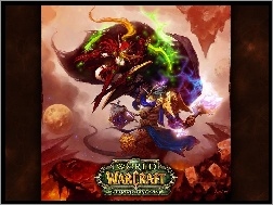 World Of Warcraft The Burning Crusade, wojownik, kobieta, walka